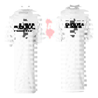 Albania Albanian Map Tank Top T-Shirt | Mazezy