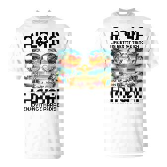 Aloha Hawaii Vintage Oahu Hawaiian Women Surfer Costumes T-Shirt | Mazezy