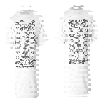 Aloha ハワイ ダンサー ヤシの木 ハイビスカス ウクレレ ルアウ ラインアート Tシャツ - Kawaiitshirt