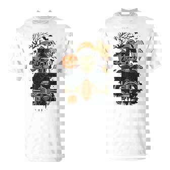 American Football Skeleton Player Halloween Skeleton Footbal T-Shirt | Mazezy