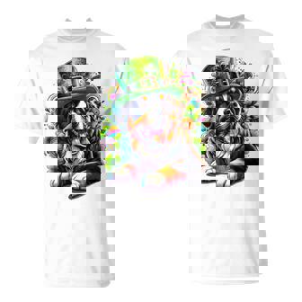 Arte Del Día Dean Patricio Del Perro De Montaña De Berna Cuello Camiseta unisex - Regaloses