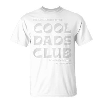 Auf Der Rückseite Mitglied Des Cool Dads Clubatertag T-Shirt - Geschenkecke
