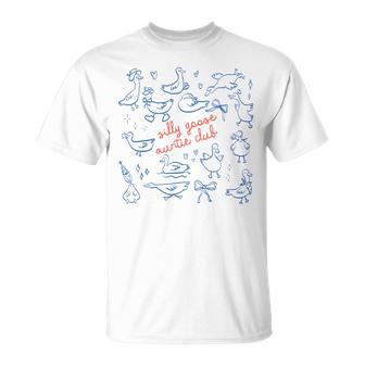 Auntie Aunt Silly Goose Mother’S Day Silly Goose Auntie Club T-Shirt | Seseable UK