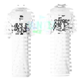 Auntie Of The Birthday Boy Hole In One Golf Sport Matching T-Shirt - Thegiftio