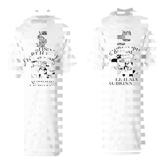 Avec Blason De La Carte De L'empire Britannique T-Shirt - Cadeauxyz