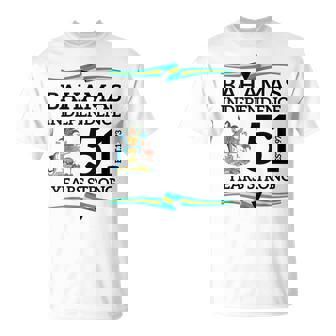 Bahamas Independence Day Bahamas 51th Celebration T-Shirt | Mazezy