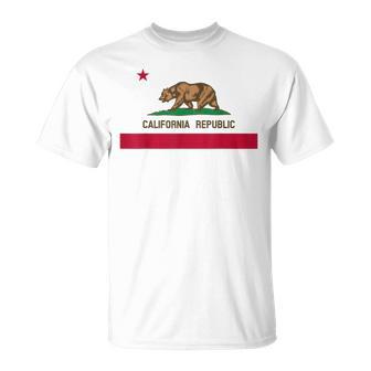Bandera De California República De California Camiseta unisex - Regaloses