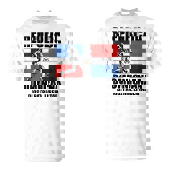 Bandera Dominicana Rd República Dominicana Bandera De Béisbol Camiseta unisex - Regaloses