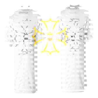 Banderaalle De Aran Cataluña España Ocitanal D'aran Manga Larga Camiseta unisex - Regaloses