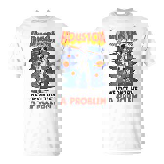 Baseball Astronaut Outer Space City Galaxy Science Mars T-Shirt | Mazezy