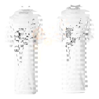 Basset-Hound Dandelion Flower Basshole Dog Mom Mama Women T-Shirt | Seseable CA