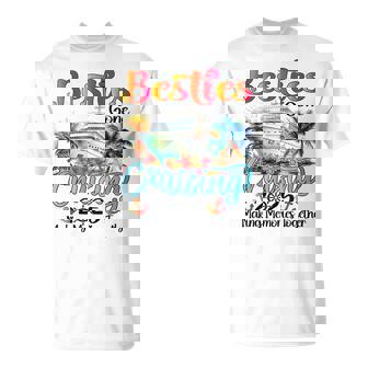Besties Gone Cruising Cruise 2025 Friends Vacation Matching T-Shirt - Monsterry