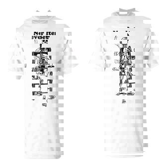 Never Better Pipe Smoking Vintage Halloween Skeleton Tank Top T-Shirt | Mazezy