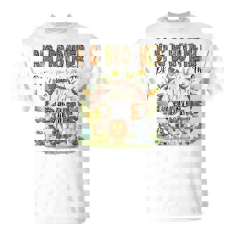 Big Brother Of The Wild One 1St Birthday Boy Safari Jungle T-Shirt | Seseable FR