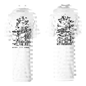 I Am A Biker Grandad Quote For Grandpa Motorbikes T-Shirt | Mazezy