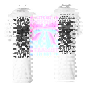 Bisexual Bi Pride Let's Get Something Straight I'm Not T-Shirt | Mazezy