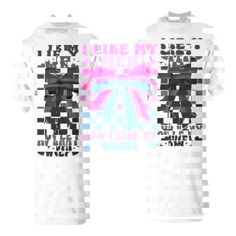 Bisexual Bi Pride I Like My Men How I Like My Women T-Shirt | Mazezy