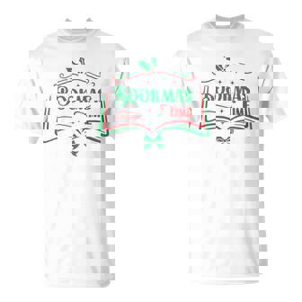 Bookmas Time Reading Book Lover Holiday Print Apparel Tri-Blend T-Shirt | Seseable FR