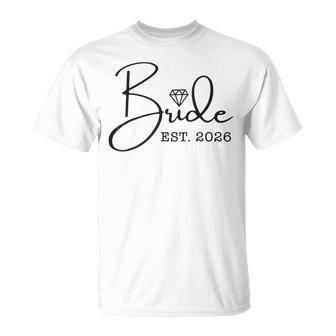 Bride 2026 Future Wife Engagement T-Shirt - Thegiftio UK