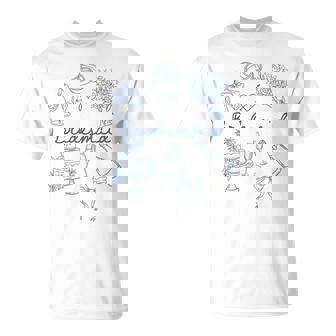 Bridesmaid Bride Squad Bow Bridal Party Wedding Bachelorette T-Shirt | Seseable UK