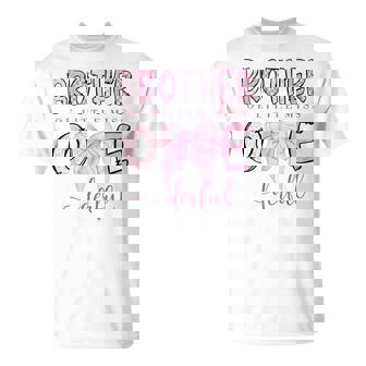 Brother Of Little Miss Onederful Coquette 1St Birthday Girl T-Shirt - Thegiftio