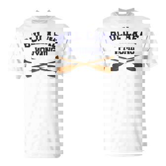 Bull Lake Wyoming Outdoors Vintage Tank Top T-Shirt | Mazezy