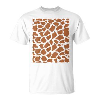 Camisa Con Estampado De Jirafa Para Adultos Hombres Es Y Niños Disfraz De Jirafa Camiseta unisex - Regaloses