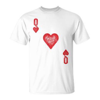 Camisa De Reina De Corazones Para Adultos Hombres Es Y Niños Camiseta unisex - Regaloses