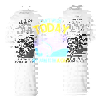 Can't Work Today My Arm Is In A Cast Fisherman Fishing T-Shirt | Mazezy