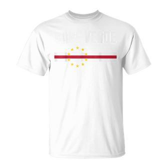 Cape Verde Flag Cape Verdean Flag Cape Verde T-Shirt - Thegiftio UK