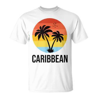 Caribe Retro Palmeraacacionesintage Caribe Camiseta unisex - Regaloses