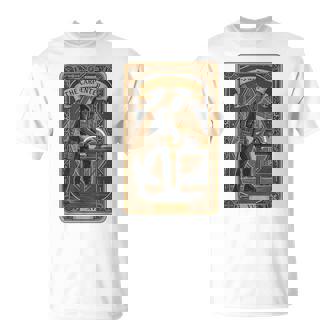 Carpenter Tarot Card Carpenter Handyman Woodworking T-Shirt | Mazezy