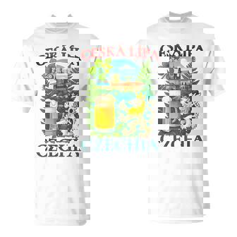Ceská LíPa Czechia Lion Beer Czech Republic Souvenir T-Shirt | Mazezy