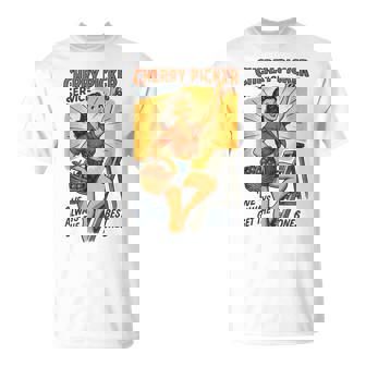 Cherry Picker Service Retro Pinup Fruit Adult Humor T-Shirt | Mazezy