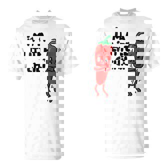 Chili Red Pepper Vegetable Chili Pun I'm Little Chili T-Shirt | Mazezy