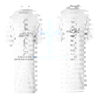 Christian Seashell Style Beach Vacation Faith Cross Women T-Shirt - Thegiftio