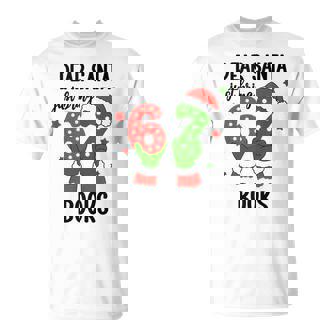 Christmas 6-7 Santa Says 67 Dear Santa Just Bring 6 7 Books Tank Top T-Shirt | Mazezy