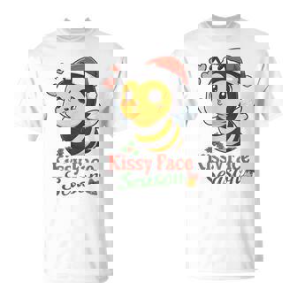 Christmas Bee Kissing Season Bees Holidays Kisses T-Shirt | Mazezy