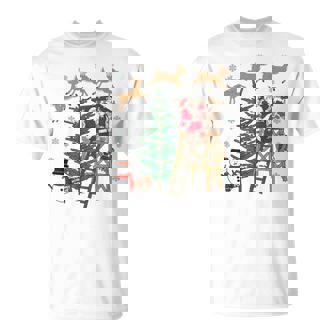 Christmas Holiday Camo Hunting Reindeer Deer Duck Xmas Santa T-Shirt - Thegiftio