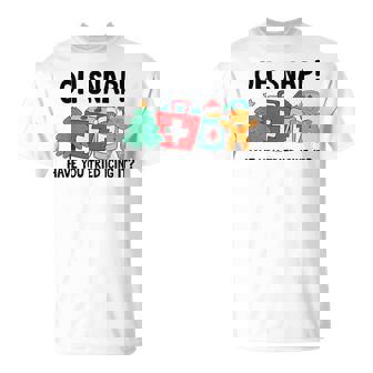 Christmas Nurse Have You Tried Icing It Gingerbread Did Try T-Shirt | Mazezy