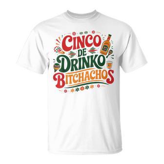 Cinco De Drinko Bitchachos Mexican Drinking Men T-Shirt | Mazezy