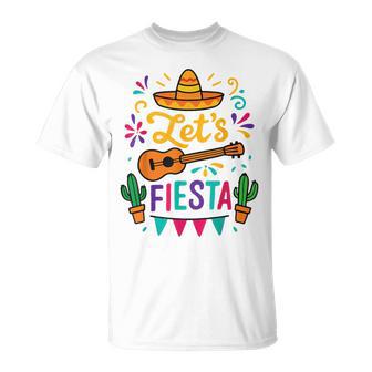 Cinco Mayo Lets Fiesta Toddler Girl Boy Mexican Squad T-Shirt | Seseable CA
