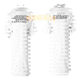 Classic Tennessee TN State Varsity Style Orange T-Shirt | Mazezy