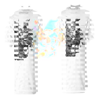 Climbing Gnome On Rock Wall T Shirt T-Shirt | Mazezy