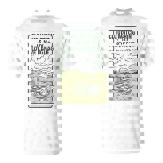 Cloud Watching Cottagecore Aesthetic Nature Lover T-Shirt | Mazezy