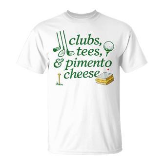 Clubs Pimento Cheese Golf Lover Men T-Shirt | Mazezy