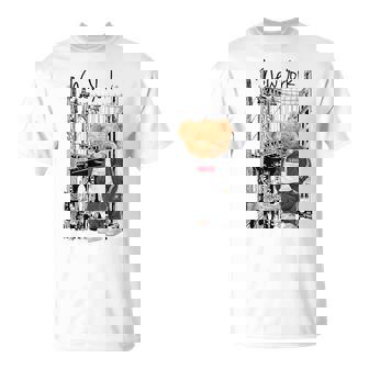 Cool New York City Teddy Bear Illustration Graphic s Tシャツ - Kawaiitshirt