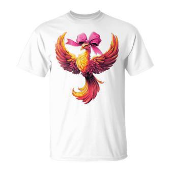 Coquette Bow Phoenix Aigle Mythique Egypte Ancienne Filles T-Shirt - Cadeauxyz