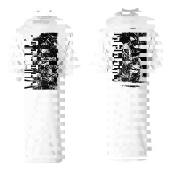 Cowboy Whittling Wood Dark Western Art Outfit Premium T-Shirt | Mazezy