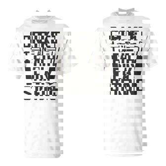 Cricket And Faith Play Strong T-Shirt | Mazezy